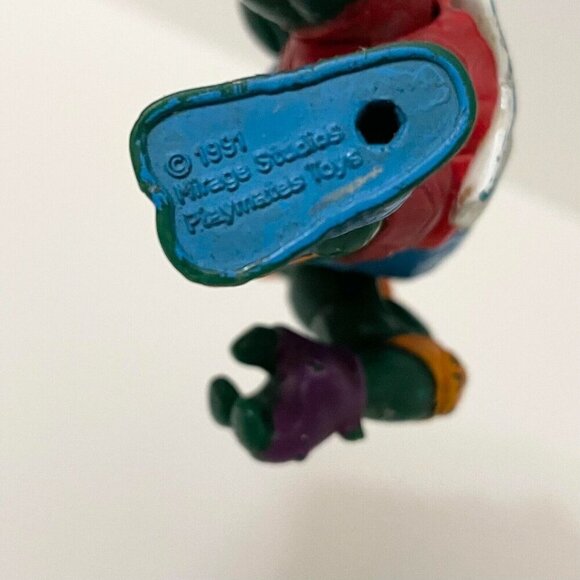 Vintage 1991 Teenage Mutant Ninja Turtle Skateboardin Mike TMNT Action Figure - Picture 10 of 16